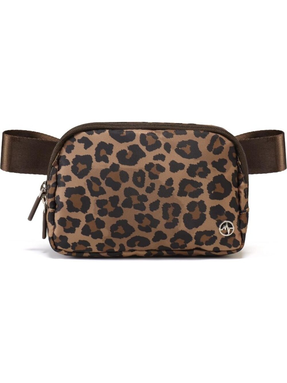 Women's Leopard Multi Nylon Fanny Pack Belt Bag Water Repellent Crossbody Bag